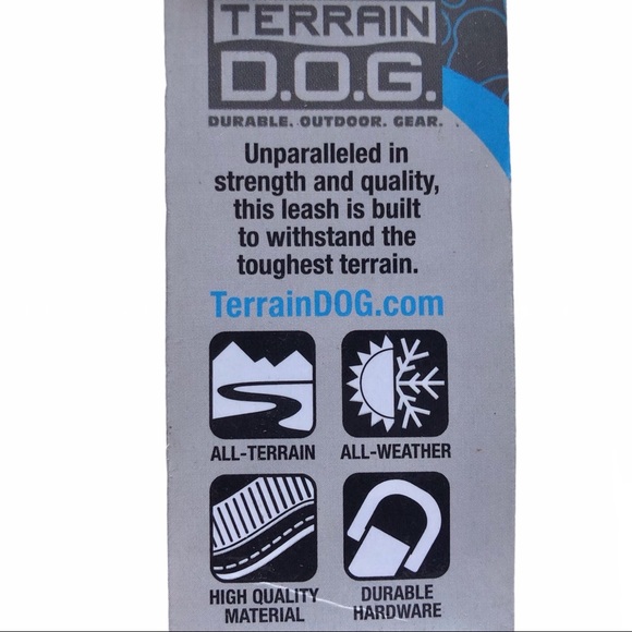 NEW Dog Leash YELLOW 4ft Nylon Terrain D.O.G. Sunshine - Picture 4 of 10